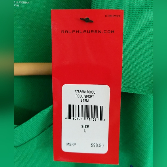 BRAND NEW Polo Sport Italia PRLFC Shirt L Performance Ralph Lauren Big Pony - Picture 3 of 9